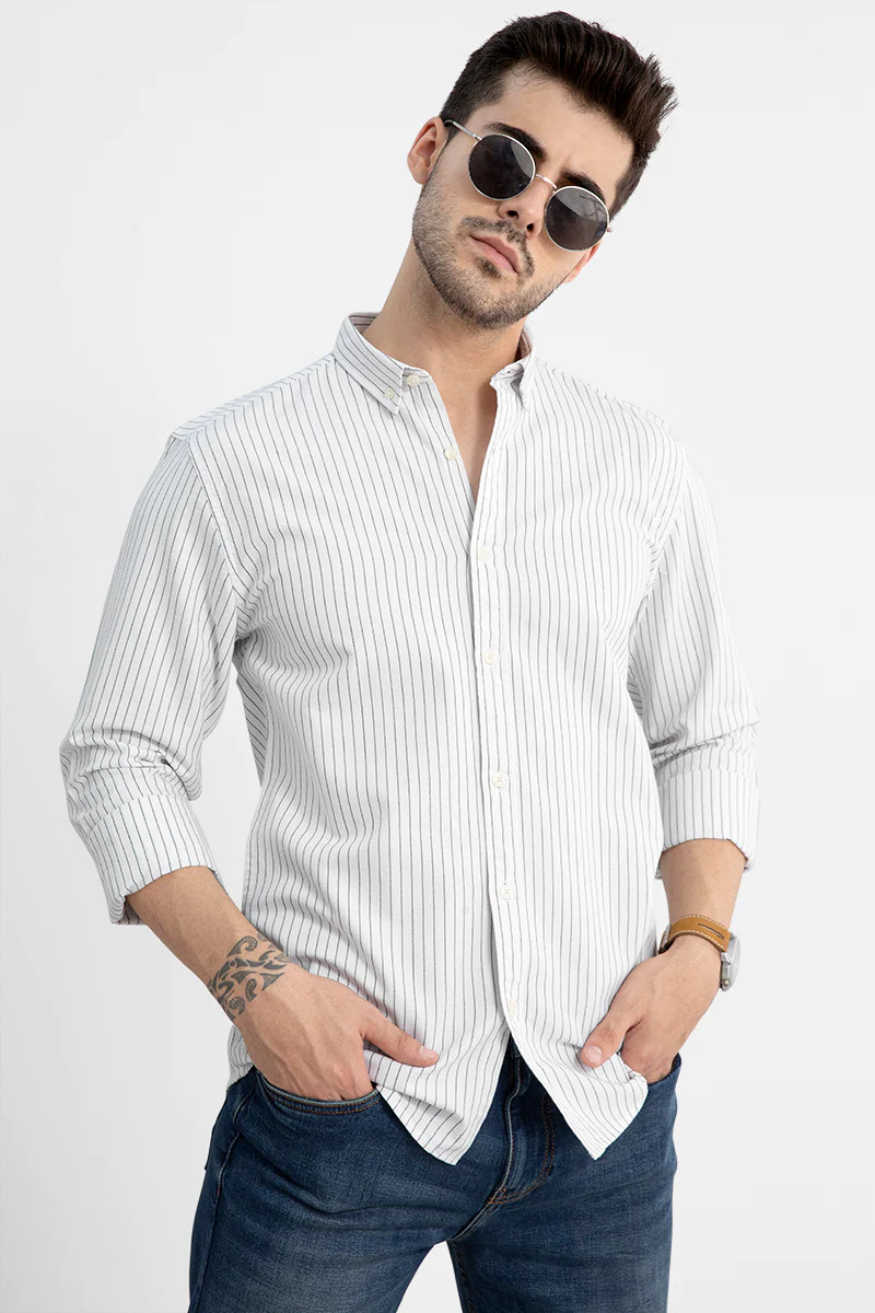 Men Solid Denim Jacket